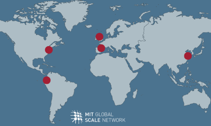Global SCALE Network with Red Dots to show where the centers are located