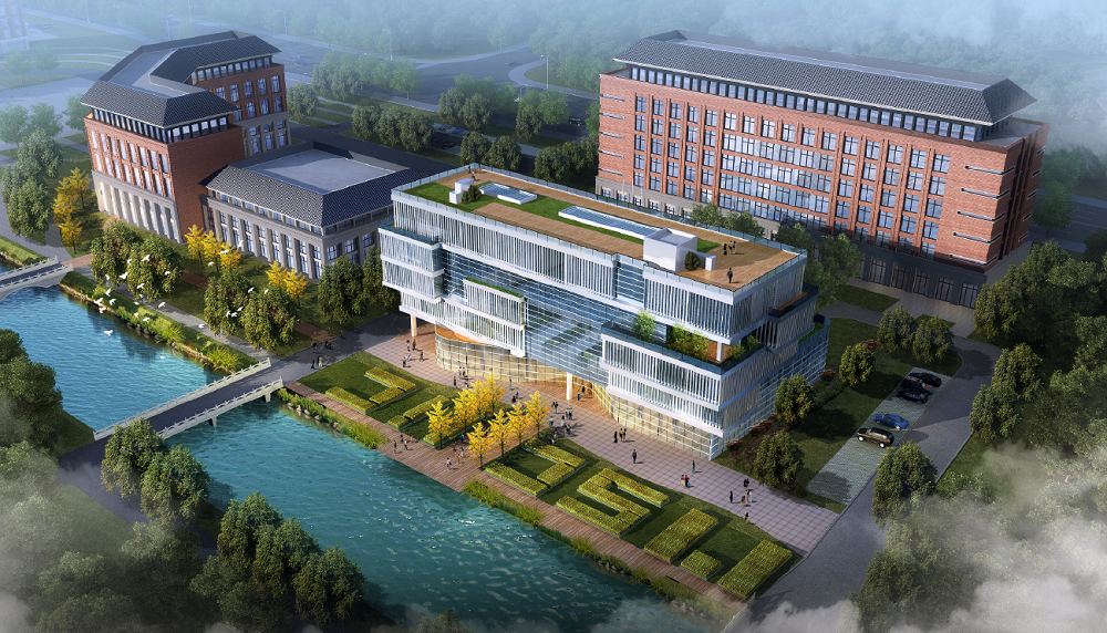 The teaching building at NSCIIC, Ningbo China